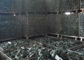 河南某个汽车零部件厂家用仓库笼